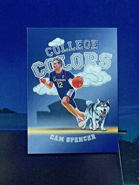 2023-24 ONIT UConn Cam Spencer College Colors #33 NIL Card